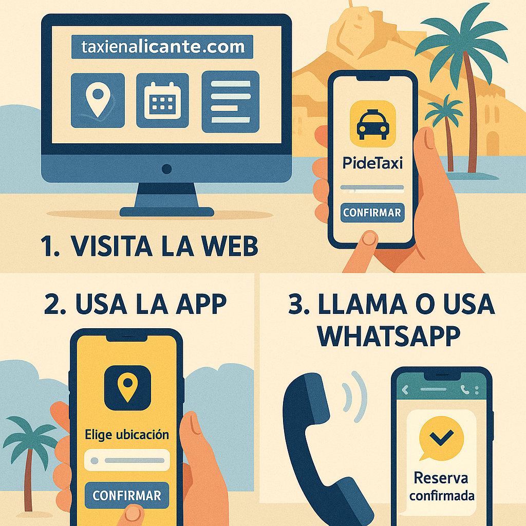 reservar un taxi en Alicante